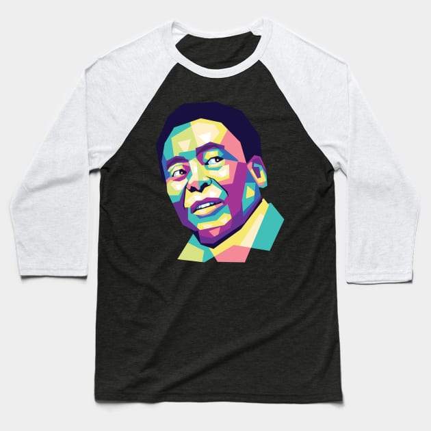 Pele wpap Baseball T-Shirt by WARISANBUDAYAINDONESIA